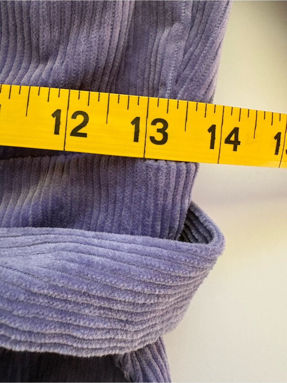 & Other Stories Lilac Corduroy Jumpsuit Front Zip Matching Fabric Belt Size 4 - Picture 11 of 13